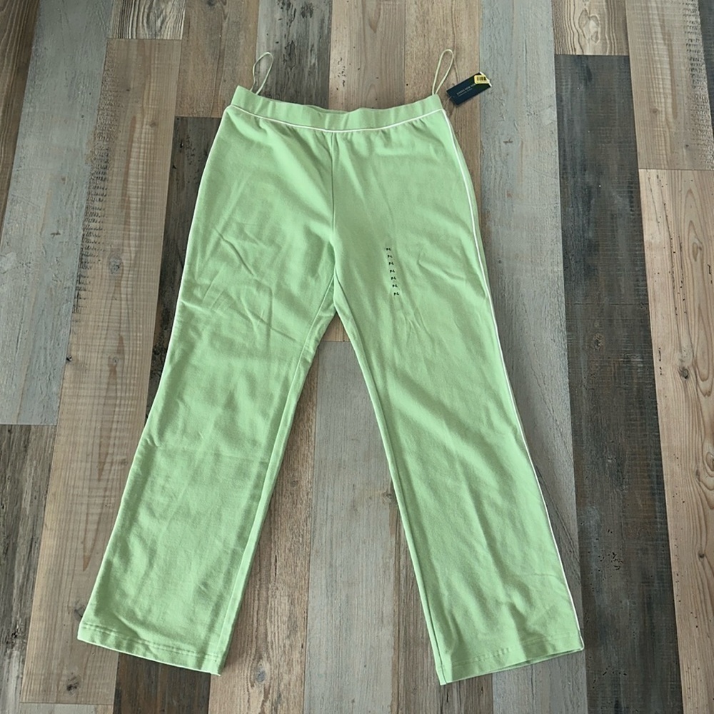 Jones New York Signature Petite Mint Green women’s sweat pants Sz L NWT